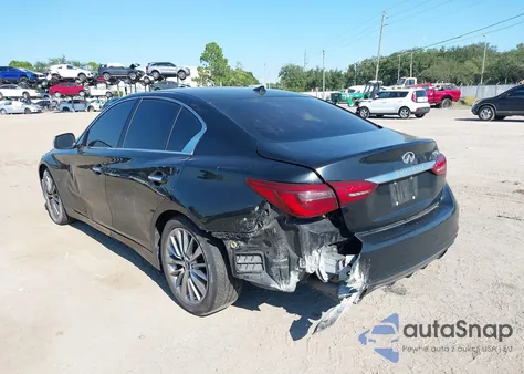 2019 Infiniti Q50 3.0T Luxe from USA, damaged, VIN JN1EV7APXKM513573